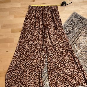 Summersalt Palazzo Pants Medium Leopard